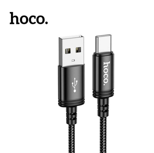 CABLE HOCO X89 USB A TIPO C 1 METRO NEGR